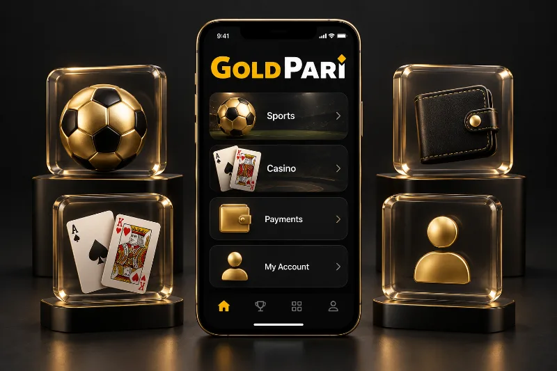 Symbols for Gold Pari events, games and account tools