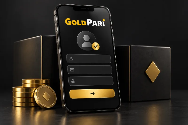 Illustration of creating and confirming a Gold Pari profile